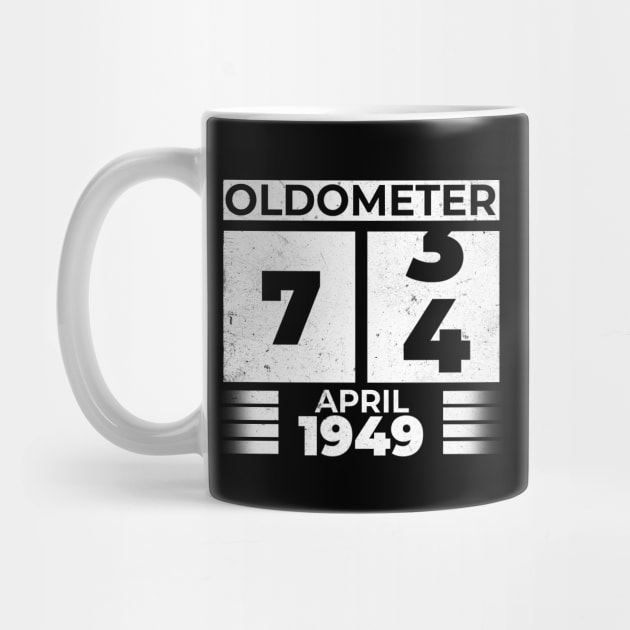 Oldometer 74 Years Old Born In April 1949 by RomanDanielsArt